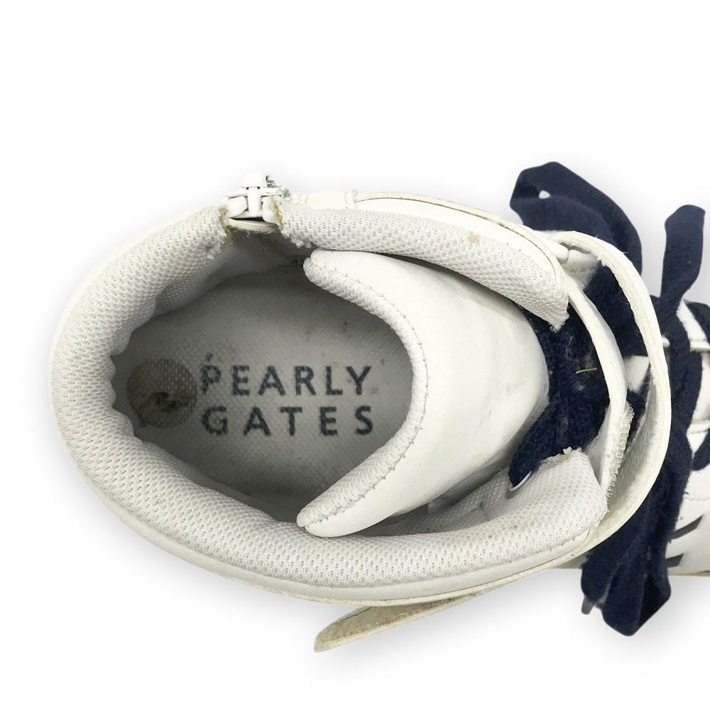 PEARLY GATES パーリーゲイツ  サイドメッシュ シューズケース  ホワイト系  [240101442587] ゴルフウェア ストスト PEARLY GATES パーリーゲイツ 053-0992309 ハイカット ゴルフ