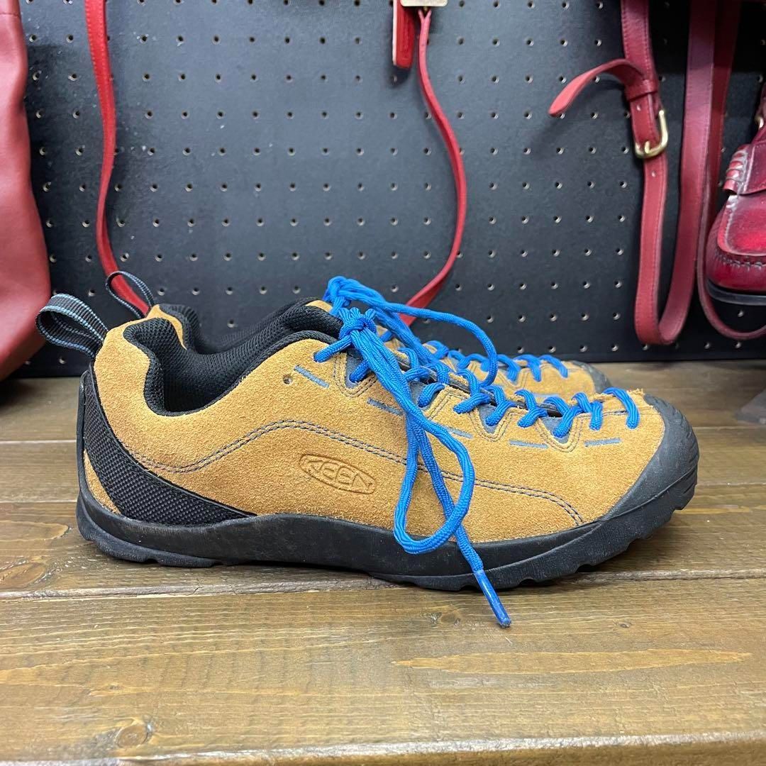 良品 KEEN キーン トレッキングシューズ ベージュ 24.5cm ジャスパー