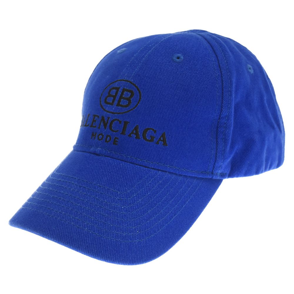 BALENCIAGA (バレンシアガ) BB LOGO MODE CAP BLUE フロントロゴ 6