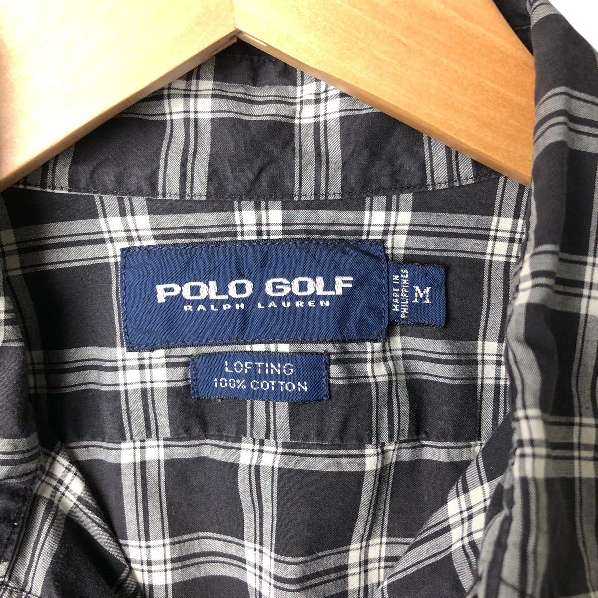 Ralph Lauren Golf ラルフローレンゴルフチェックシャツ 古着 ラルフローレン Ralph Lauren POLO GOLF ポロゴルフ 長袖