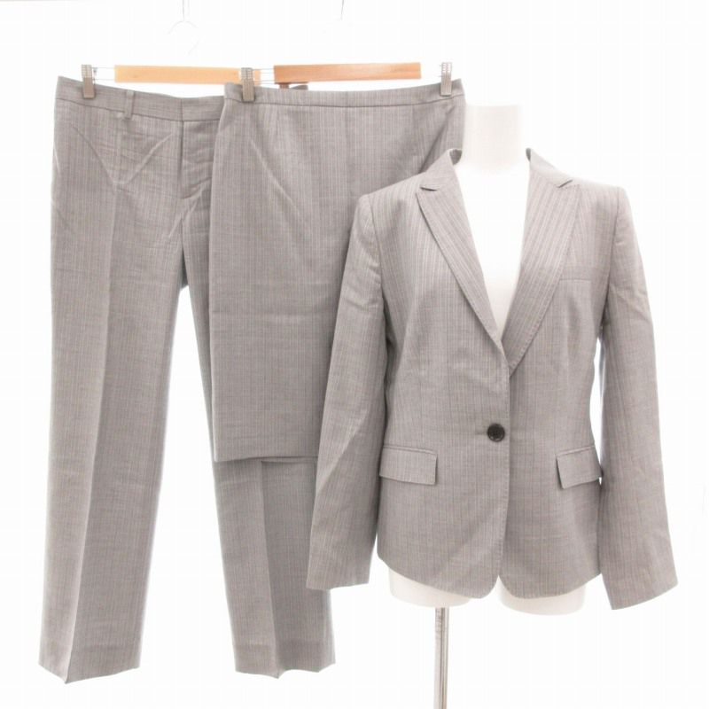 極美品 洗える アンタイトル パンツ スーツ セットアップ