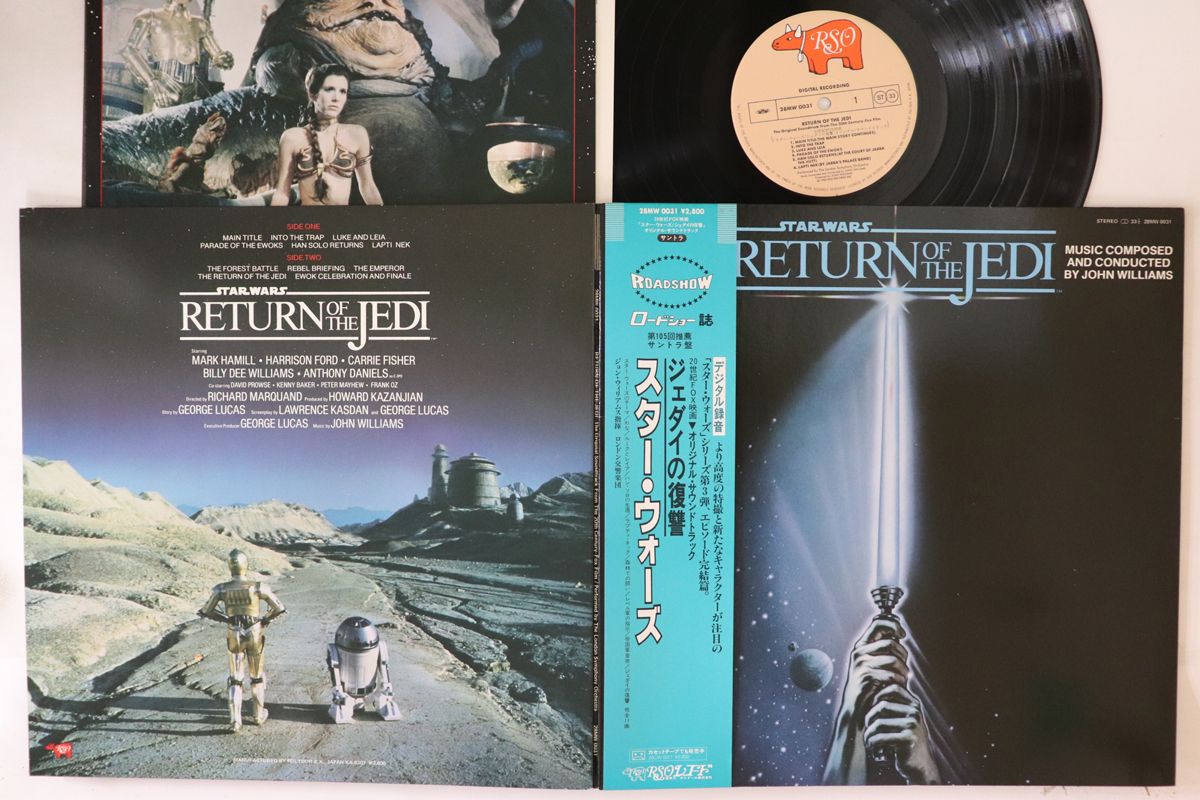 LP|GF John Williams Return Of The Jedi 28MW0031 RSO Japan Vinyl |00400
