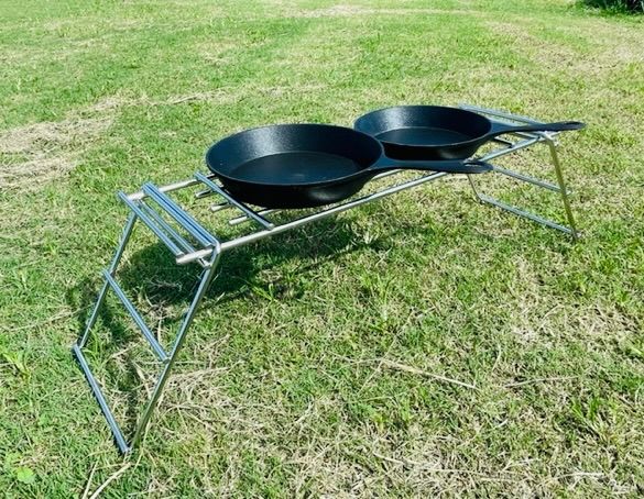 エンベリ座　ロストル＆スタンド “Ponteテーブル”（ステンレス電解研磨） 在庫限り特価販売 エンベリ座 ロストル＆スタンド “Ponte
