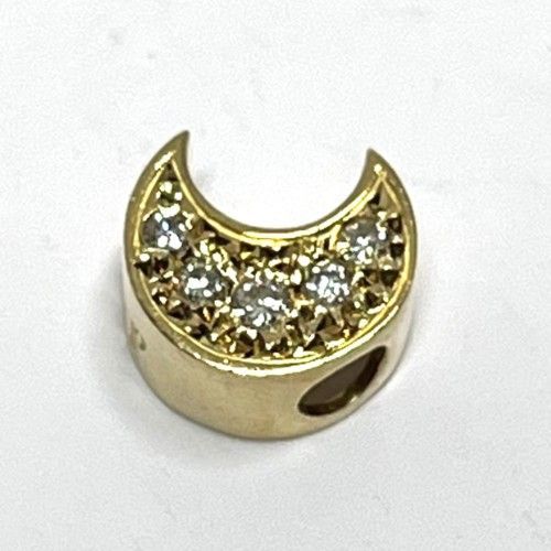 Star Jewelry スタージュエリー クレセントムーンネックレス 約40cm ダイヤモンド 0.10ct K18WG 18金 ホワイトゴールド 三日月 19427 スタージュエリー ネックレス 月 ムーン STAR JEWELRY スター