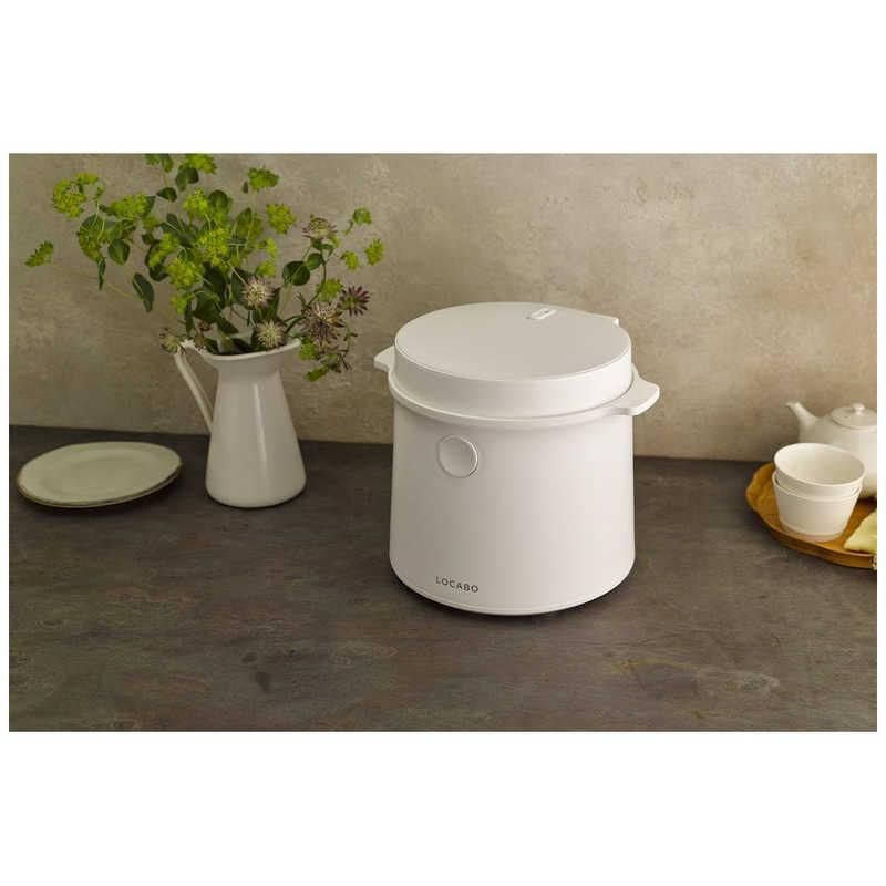 LOCABO ロカボ炊飯器 糖質カット炊飯器 ホワイト JM-C20E-W 保証期間内！
