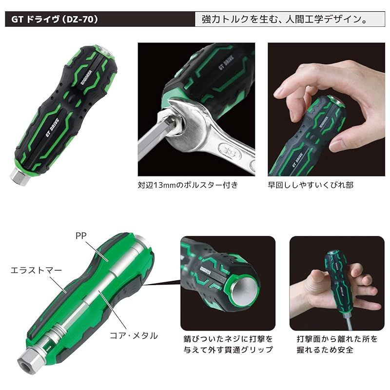 ENGINEER エンジニア 合体工具7点セット 頭が潰れたプラスネジ・六角穴付 ENGINEER エンジニア 合体工具8点セット 頭が潰れたプラスネジ・六角穴