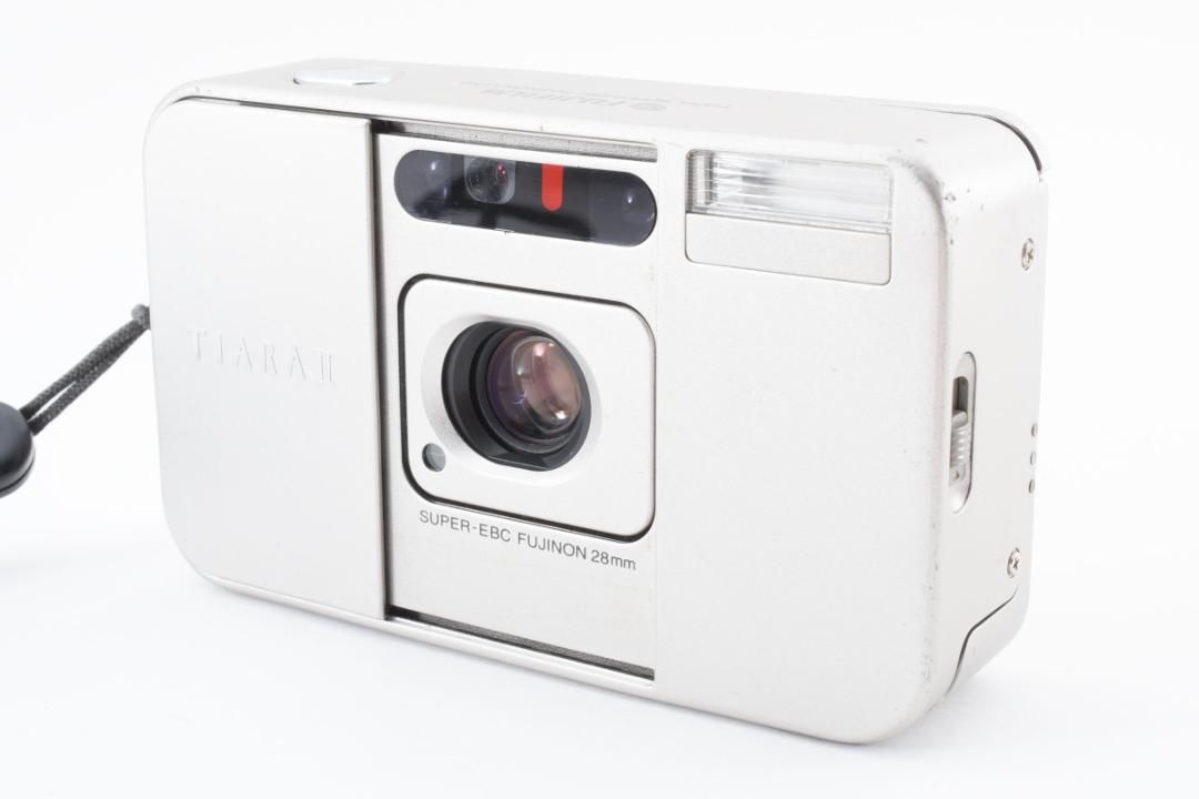 【18％OFF】 美品】FUJIFILM cardia mini TIARA (新品 電池つき)（大人の上質 フィルムカメラ
