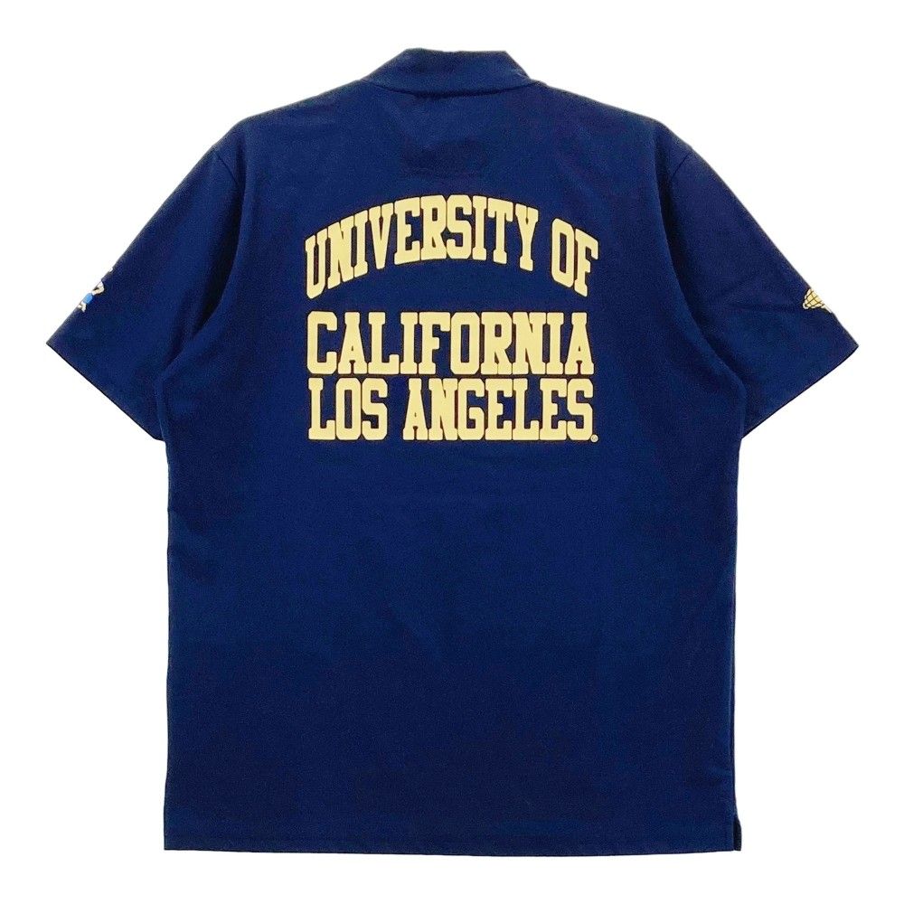 サイズ M BEAMS GOLF ビームスゴルフ × UCLA ハイネック 半袖Tシャツ ネイビー系 240101354003 ゴルフウェア メンズ ストスト