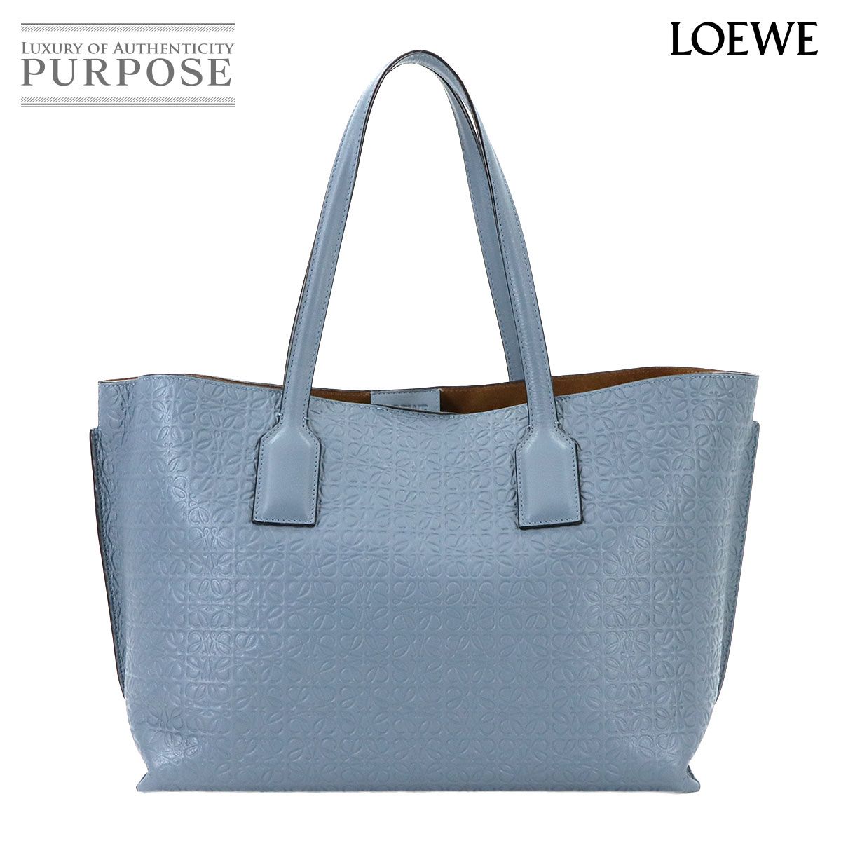 ★Loewe★アナグラム T トートバッグ LOEWE - 極美品【ロエベ】希少 T トート アナグラム スタッズ 大