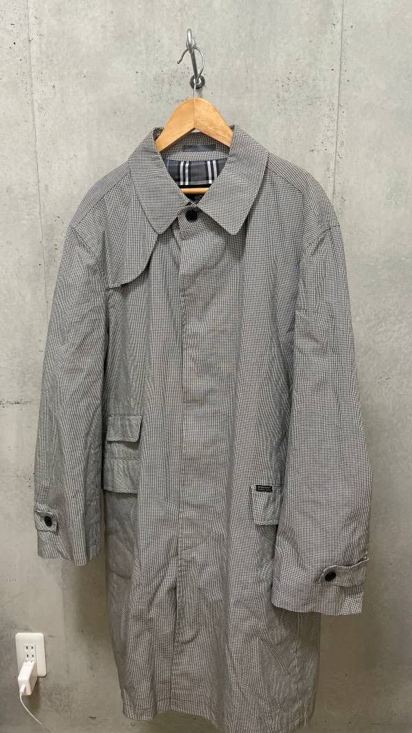 BURBERRY バーバリー 千鳥柄 トレンチコート アウター メンズ【B08560