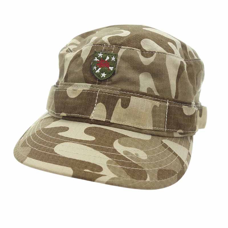 ステューシー|STUSSY OLD カモフラ ワークキャップ ベージュ サイズ ユニセックス標記なし
