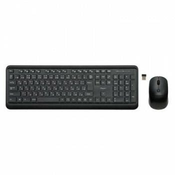 ナカバヤシ 無線キーボードマウスセット/ブラック MK-04BK