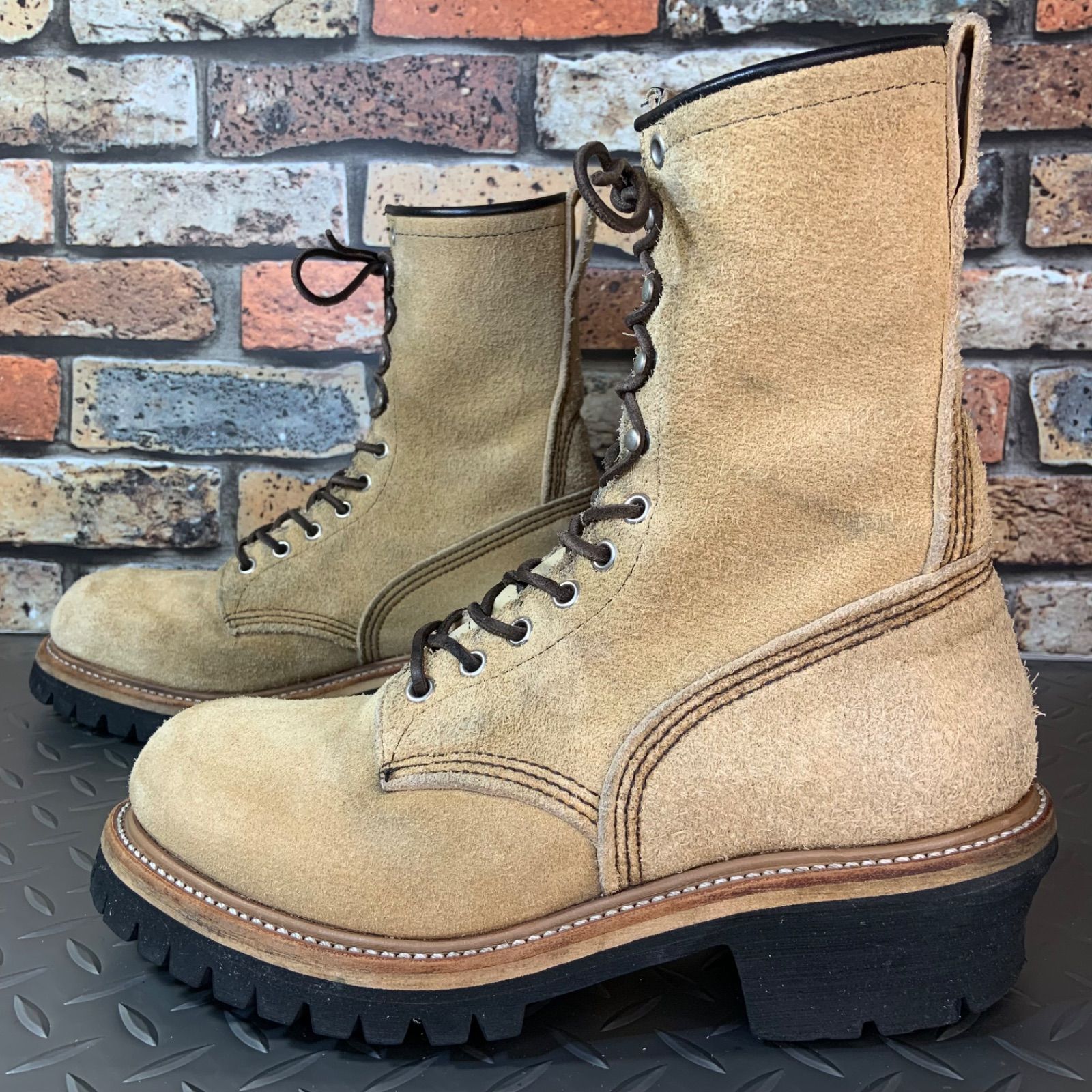 ☆REDWING 8218 PT91 90's VINTAGE ロガーブーツ US7.5D JP25.5