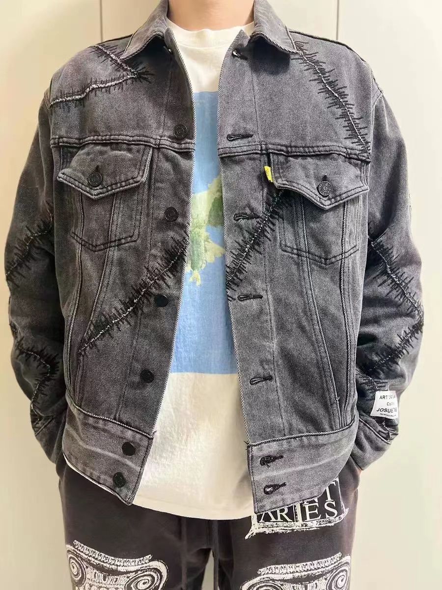 GALLERY DEPT. Distressed Denim Jacket