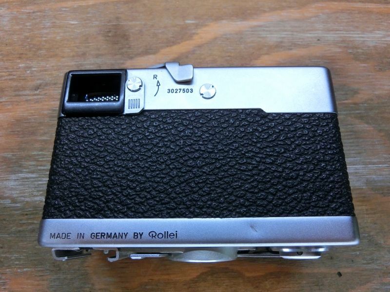 【完動品・美品】Rollei 35 ローライ35 シルバー　ドイツ製　露出計OK 7594 美品 Rollei 35 露出計OK ドイツ製 シルバー 中古】Rollei