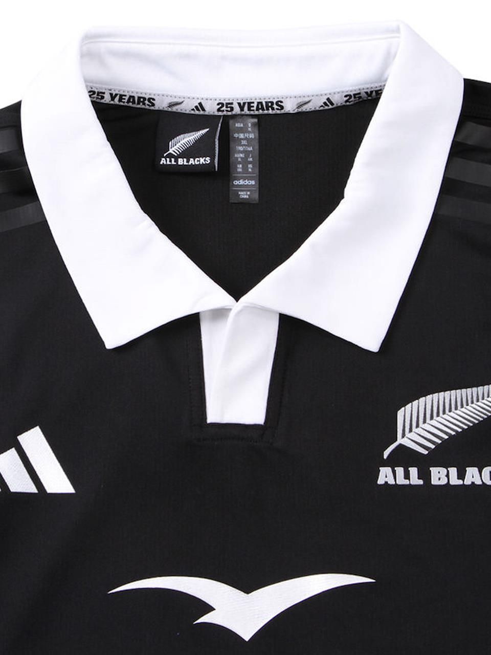ラガーシャツ 半袖 大きいサイズ メンズ All Blacks adidas