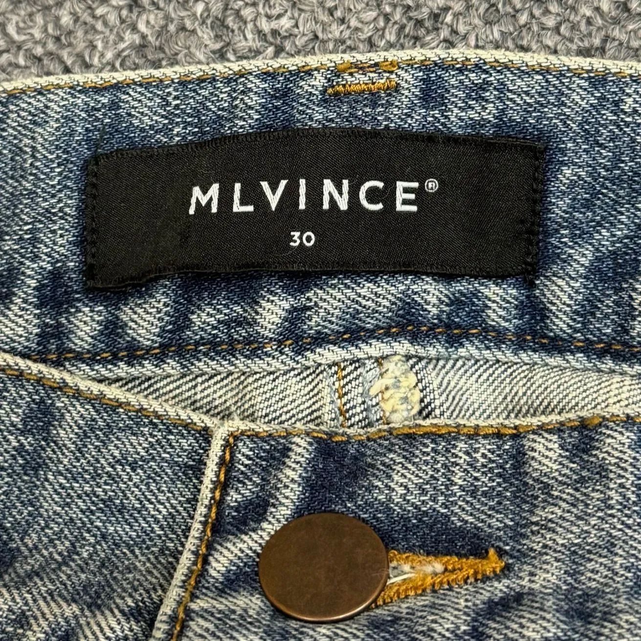 定価66000円 MLVINCE 23AW DB Flare Jeans ダメージフレアデニム  
