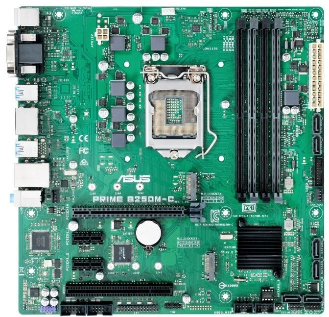 ASUS PRIME B250M-C Intel B250 LGA1151 DDR4 SATA3 HDMI DVI-D M-ATX  Motherboard マザーボード