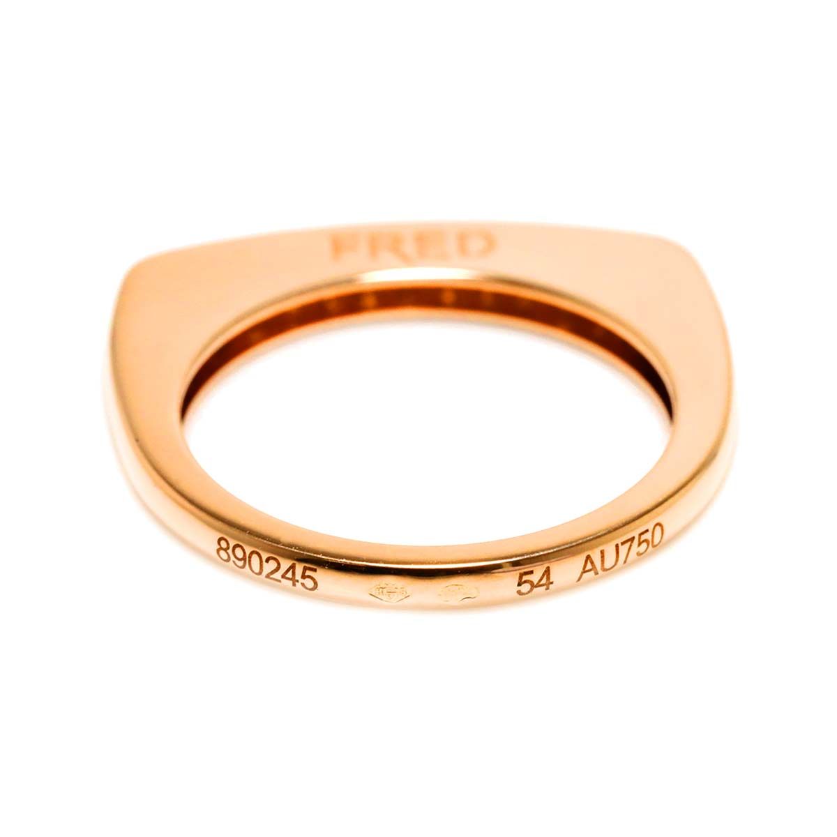 FRED ダイアモンド リング ピンクゴールド ラグジュアリーなゴールド