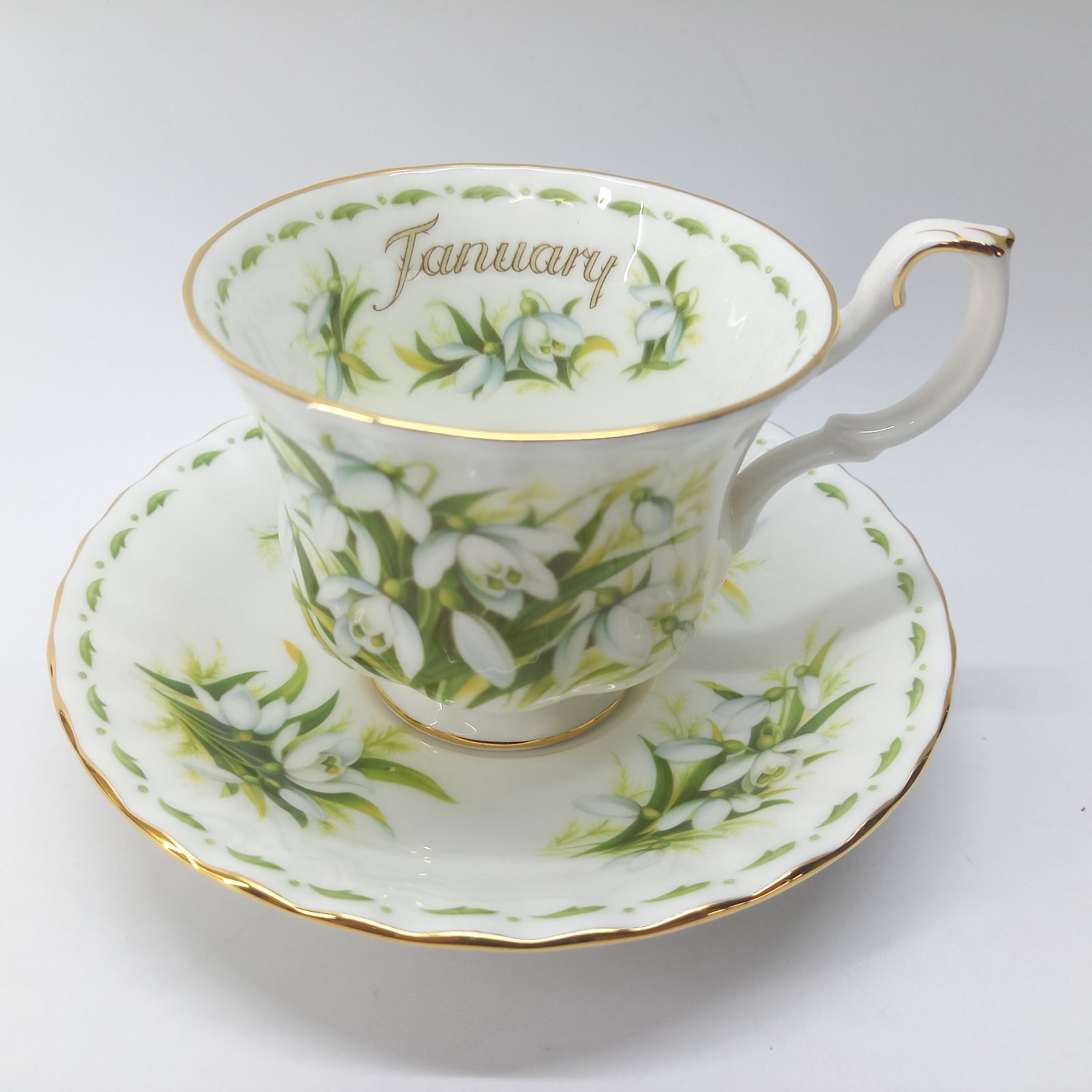 ロイヤルアルバート フラワーオブザマンス カップ＆ソーサー 12客セット