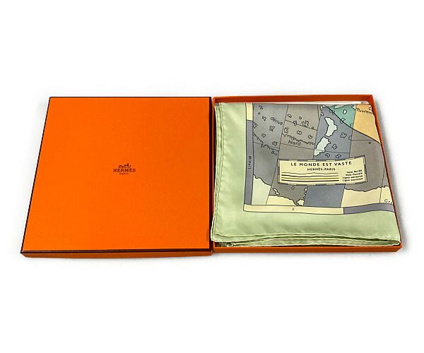 在庫有り お買い得 29117/HERMES エルメス シルク スカーフ カレ90