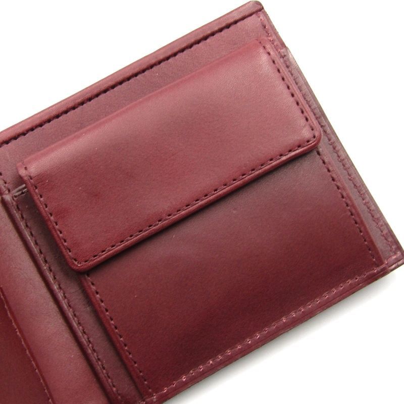 美品 土屋鞄製造所 ツチヤカバン 二つ折り財布 ヌメ革 小銭入れ