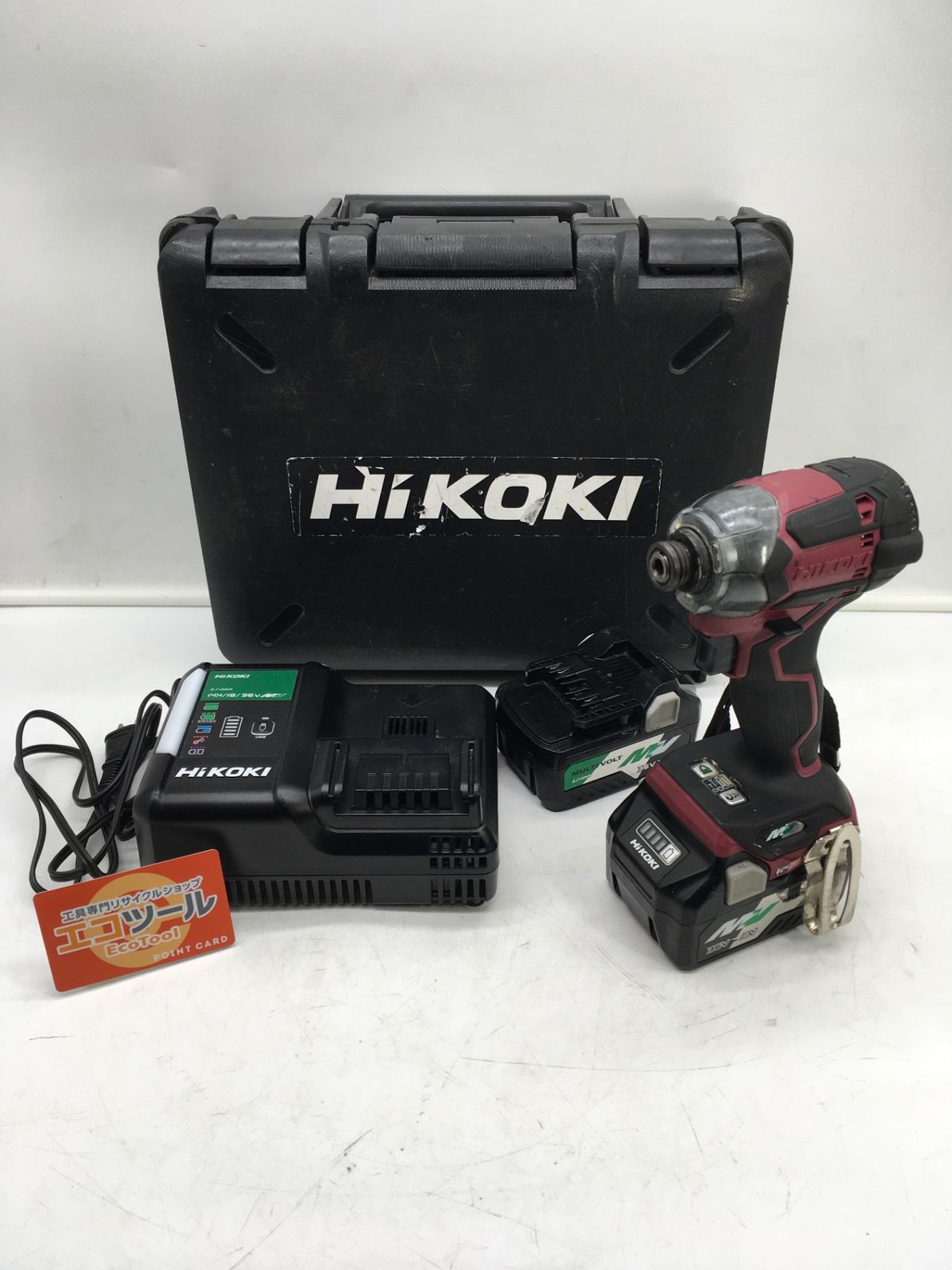 品 HiKOKI|ハイコーキ 36Vインパクトドライバ フ レッド WH36DC 2XPRSZ IT2WVEY3X8I8 エコツール岡崎インター店 M02