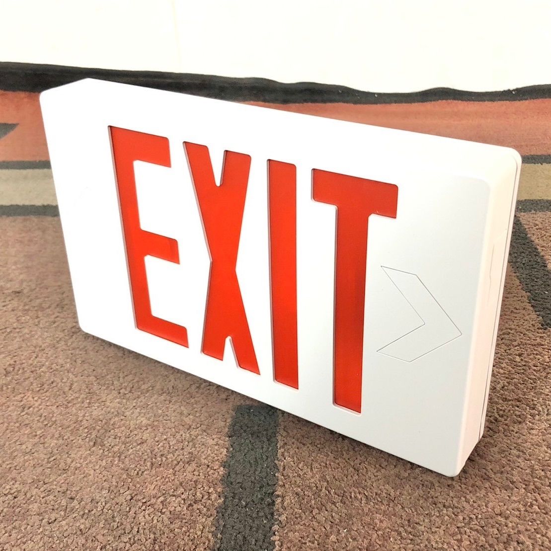 休日限定 [Made in USA] EXIT サイン 看板 アメリカ 米軍放出品 その他