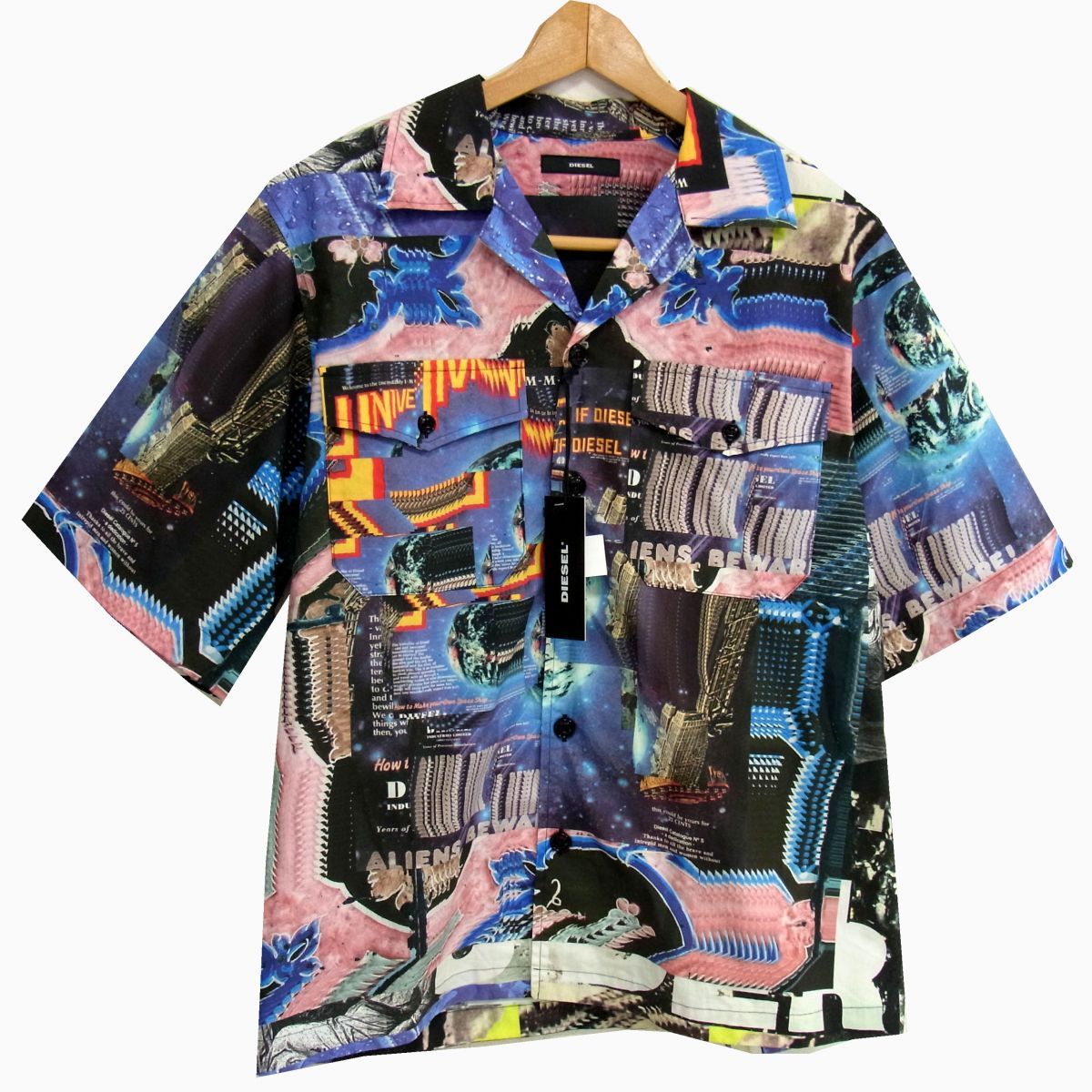 半袖 柄シャツ