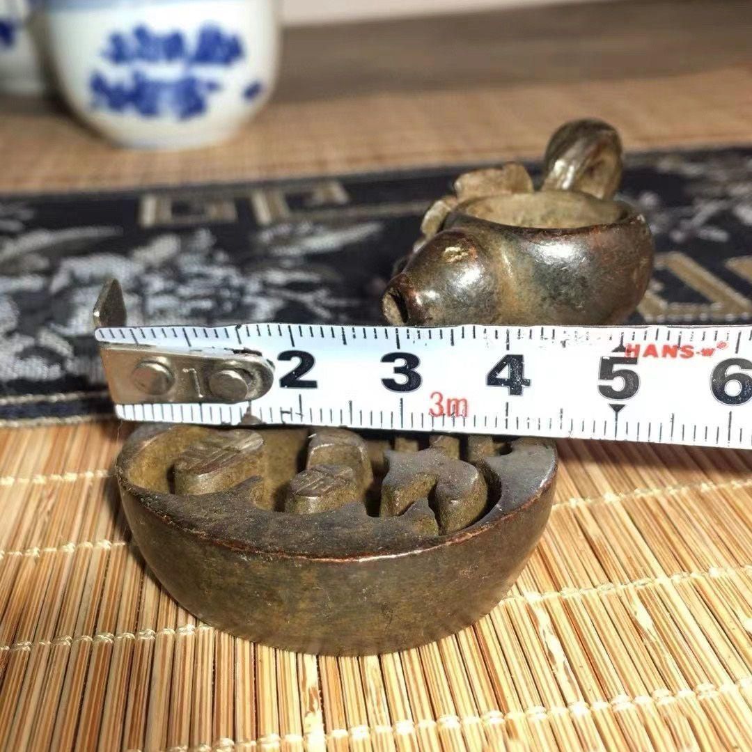 銅制 瓢?福字倒流香炉 時来運転香炉 茶道禅意 装飾品 工芸品