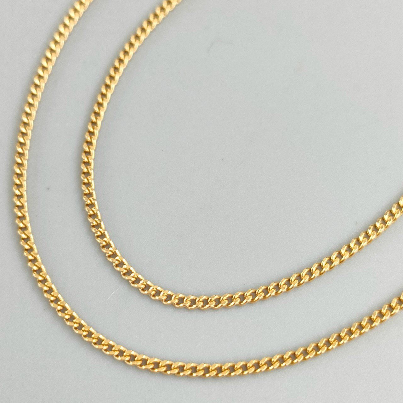 18K 喜平ネックレス　ITALY 750 刻印あり 18金 K18 喜平ネックレス 造幣局刻印 レディース 3.57g 41.5