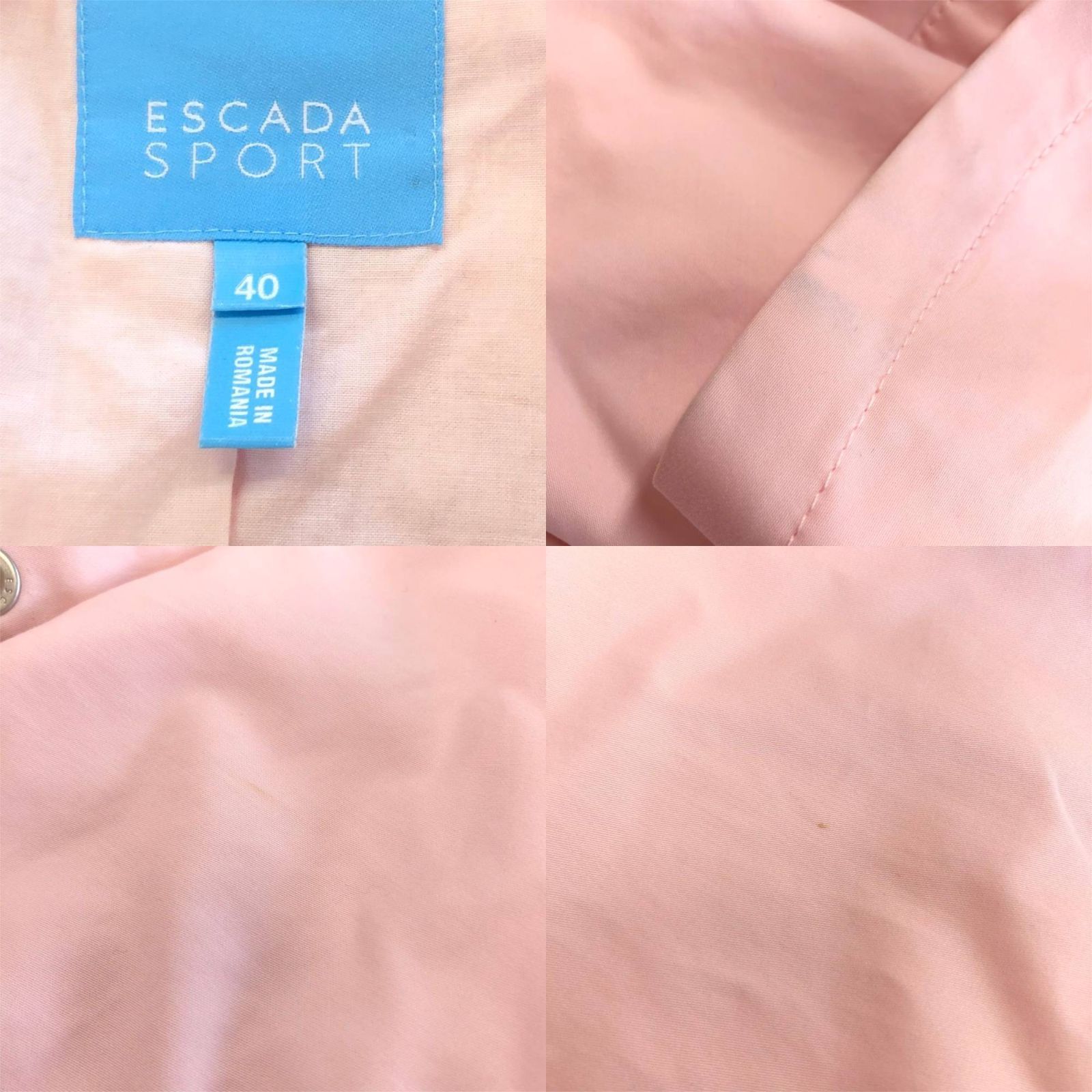 ESCADA トレンチコート ベルト付き 40 サイズ - メルカリ