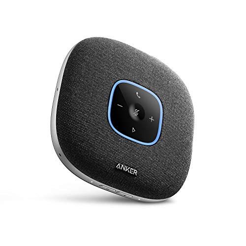 Anker PowerConf S3 スピーカーフォン 会議用 マイク Bluetooth 24時間連続使用 グループモード対応 USB-C接続 オンライン会議 テレワーク 在宅 会議用システム ウェブ|テレビ|ビデオ会議 グレー ファブリック mp