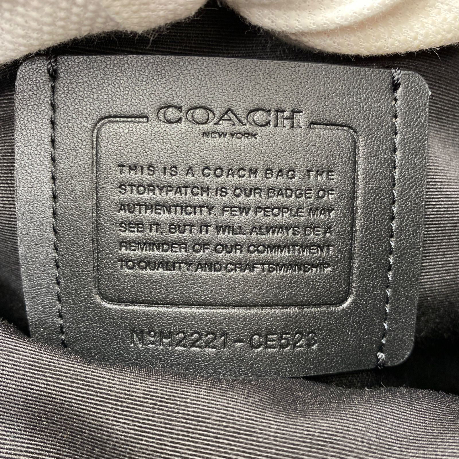 極美品】 COACH コーチ スプリントバッグパック シグネチャー