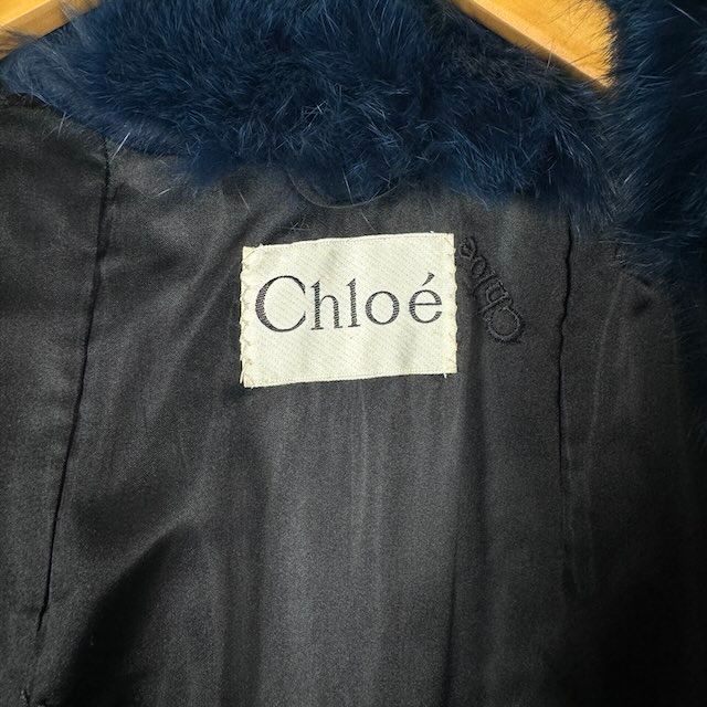 Chloe クロエ　ヴィンテージコート　レオパード　ファー　イタリア製 Chloe クロエ ヴィンテージコート レオパード ファー イタリア製