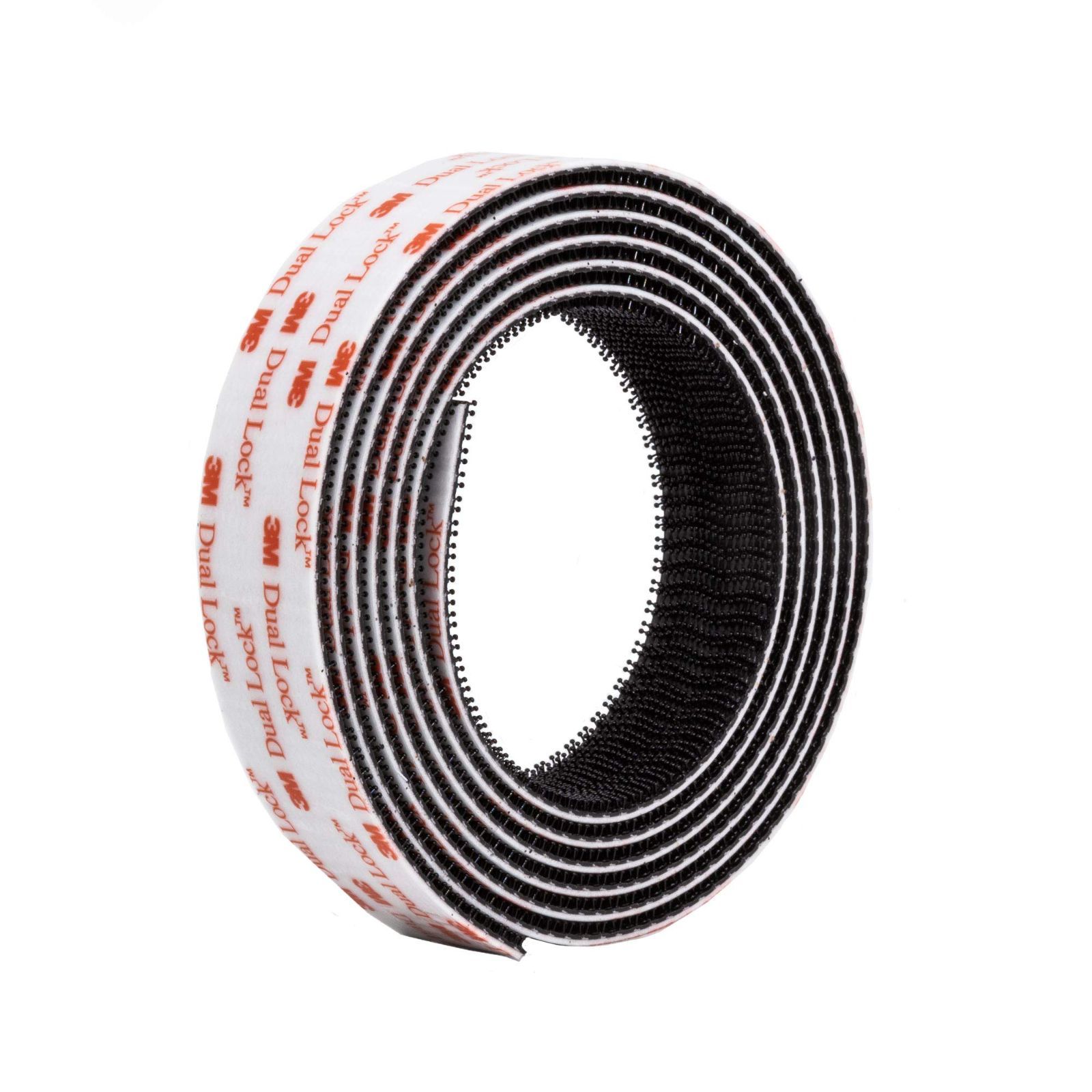 ブラック(25mmx182cm) 250 SJ3550 再閉鎖可能ファスナー デュアルロック 3M
