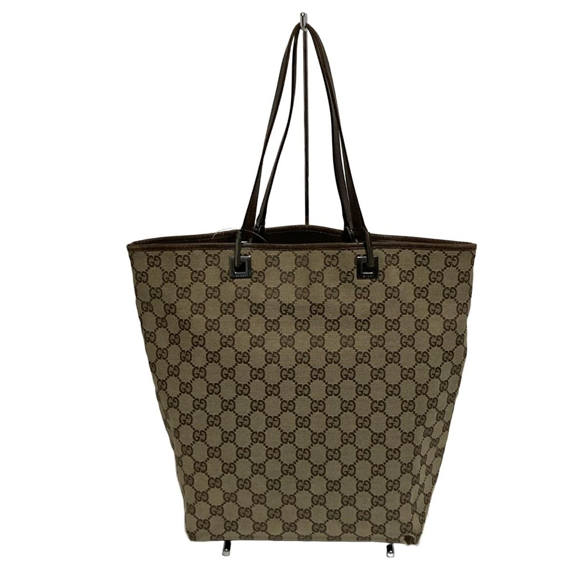 GUCCI(グッチ) トートバッグ GG柄 31243 ベージュ×ダーク