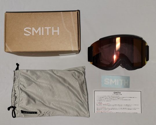 【黄瀬川店 店頭在庫】スミスSMITH2022-2023 Squadフレームカラー：BLACKレンズカラー：CP PHOTOCHROMIC RED MIRROR
