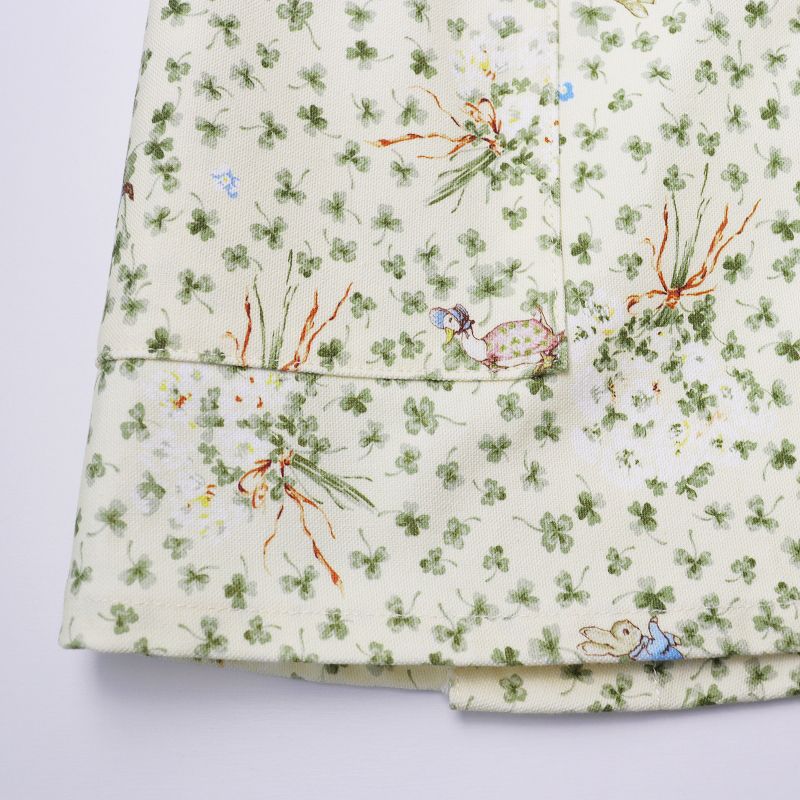 ピンクハウス　ピーターラビット　サロンエプロン ピンクハウス PINK HOUSE 美品 ピーターラビット サロンエプロン