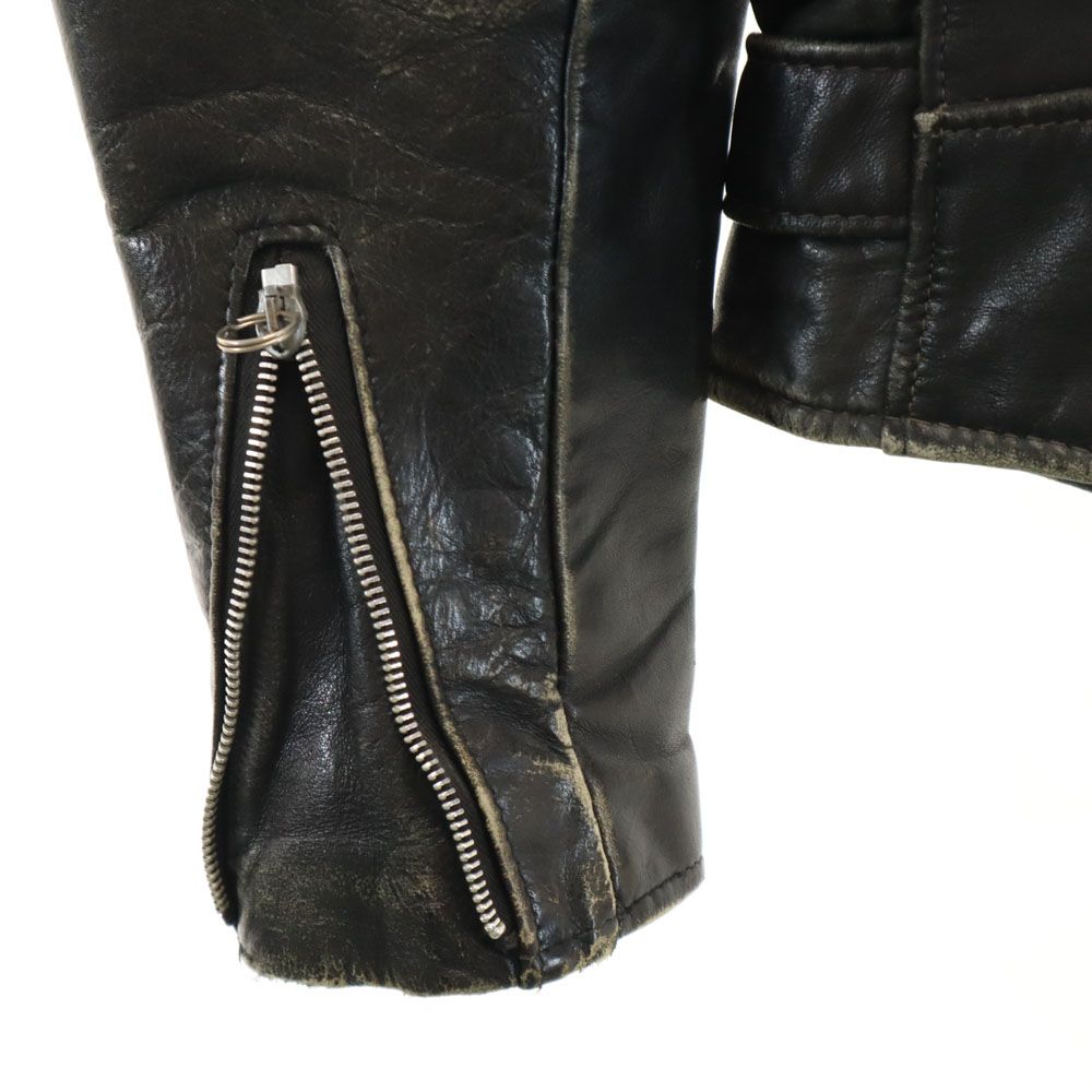 Schott ダブルライダースジャケット ブラック　118モデル Schott 118 ダブルライダースジャケット ブラック 44 - メルカリ