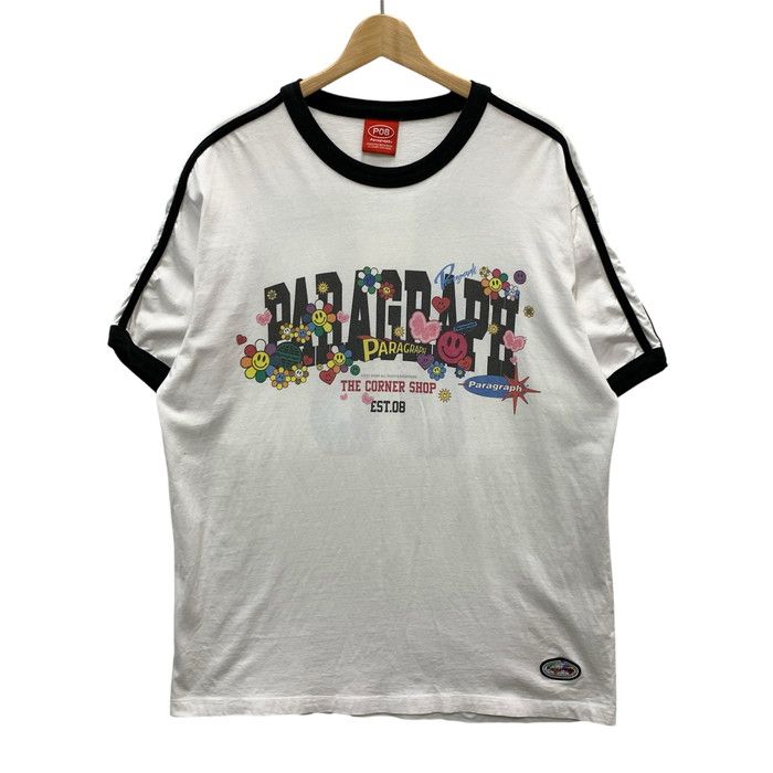【中古品】PARAGRAPH 半袖Tシャツ カットソー トップス ブランド 古着 サイズ：1 カラー：ホワイト メンズ 【142-250209-gm-04-fuz】