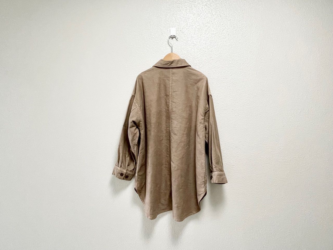 nest Robe ネストローブ コットンモールスキンビッグシャツジャケット SIROKUMA-CORPORATION_COM