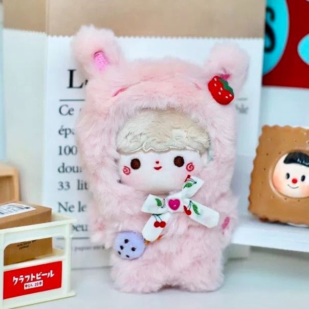 10cm 15cm 20cm いちごのピンクうさぎ 着ぐるみ もふもふ 推し