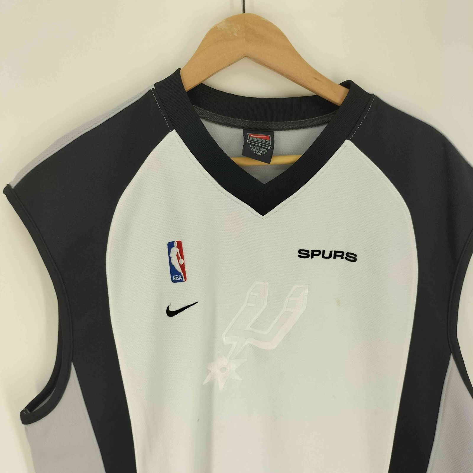 ナイキ NIKE 90S TEAMタグ 韓国製 バスケットボール スウッシュ