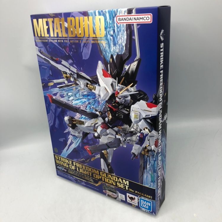 美品・開封品】メタルビルド　ストライクフリーダムガンダム➕光の翼オプションセット METAL BUILD ストライクフリーダムガンダム 光の翼オプション