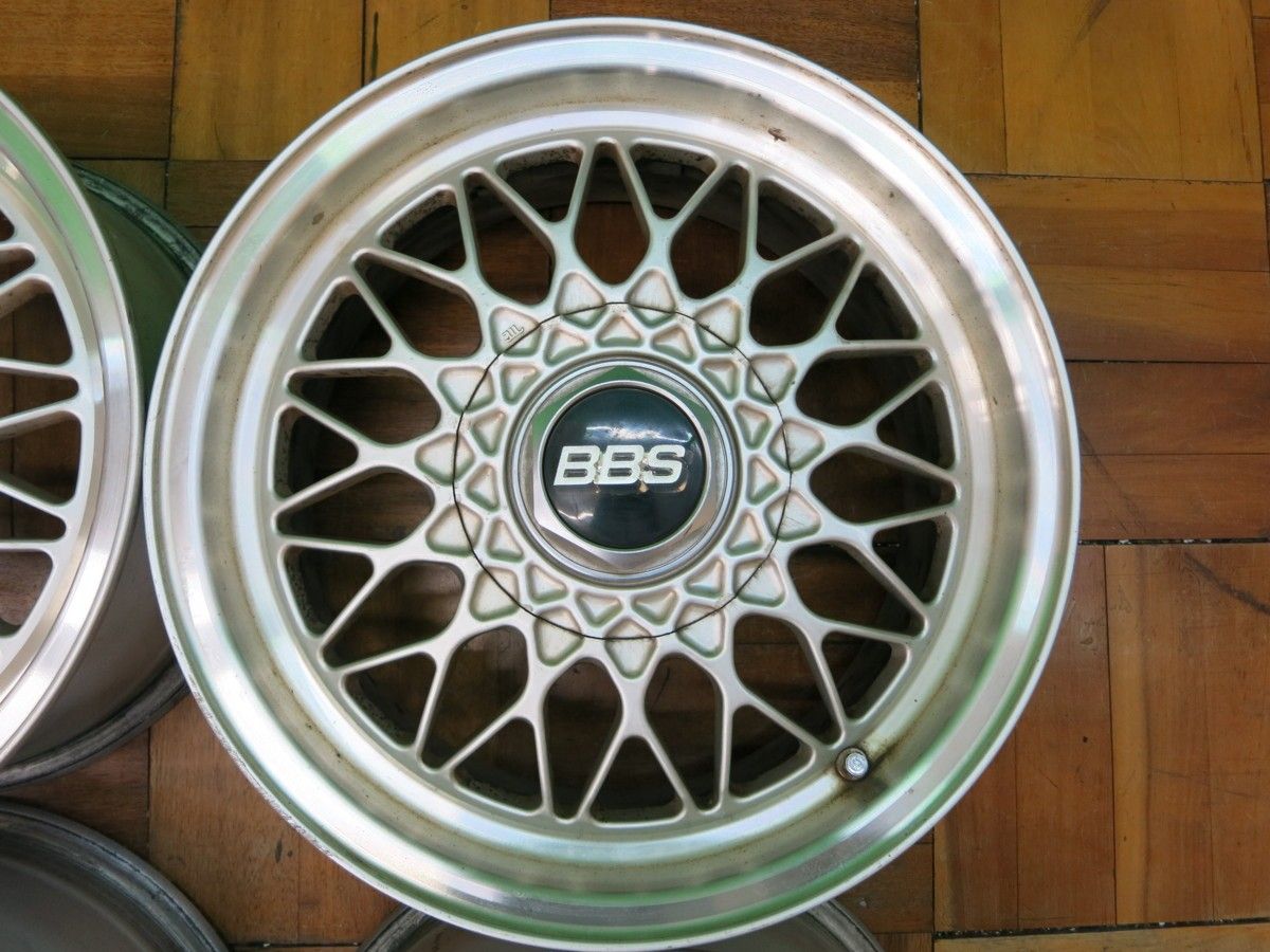 送料無料* 4本価格 当時物 希少☆BBS RS マツダ RX-7 FC3S 純正 OP