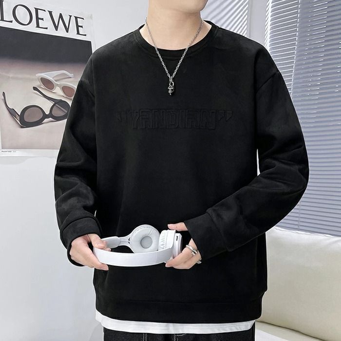  Tシャツ メンズ 長袖 秋服 インナー ロングtシャツ 大きいサイズ トップス ゆったり ながそでtシャツ クルーネック 服 おしゃれ カジュアル 快適 秋 冬 春 通学 通勤 スウェットシャツ 長袖 Tシャツ カットソー