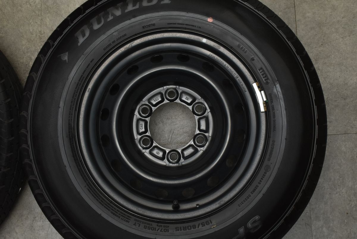 2024年製 バリ溝 美品】トヨタ 200系 ハイエース 純正 15in 6J +35
