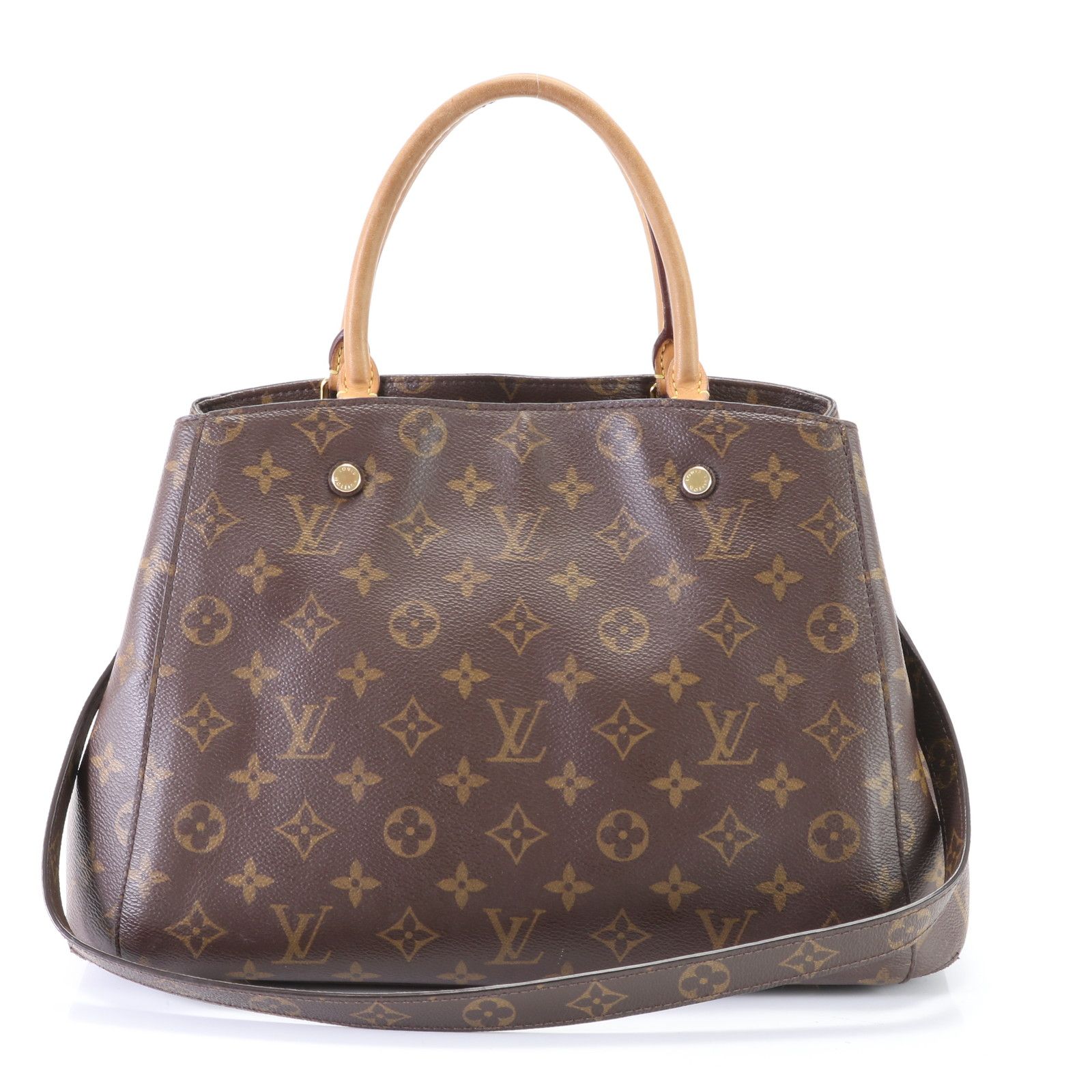 美品 ルイヴィトン モノグラム モンテーニュ MM M41056 レザー 2WAY  