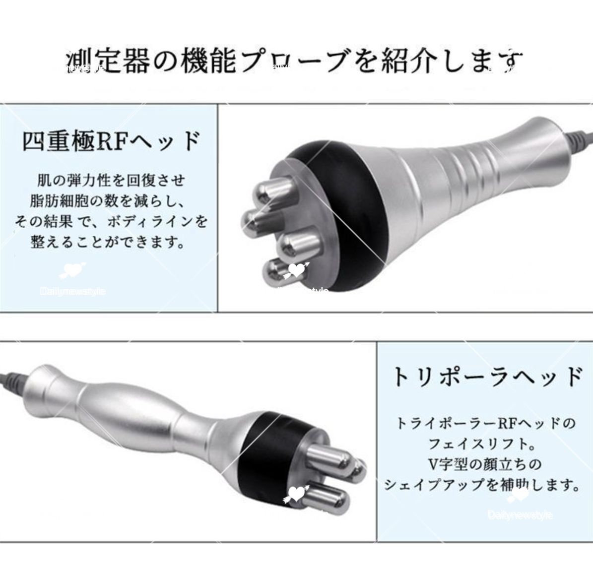 業務用/家庭用 4in1キャビテーション 40Khz 光ラジオ波 美顔器